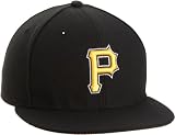 MLB Pittsburgh Pirates Authentic On Field Alternate 59Fifty Fitted Cap, Black, 7 5/8