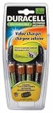 Pre-Charged Value Charger - With 2 AA And 2 AAA Rechargeable Batteries