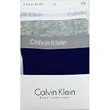 Calvin Klein Boy's Classic Navy/Grey Boxer Brief 2-pack