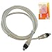 HQRP IEEE 1394 4pin to 4pin Cable/Cord compatible with Sony DCR-TRV16, DCR-TRV17, DCR-TRV18, DCR-TRV19 Camcorder plus HQRP LCD Screen Protector