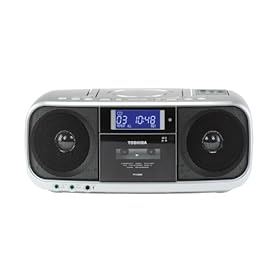 【クリックで詳細表示】TOSHIBA CDラジオカセットレコーダー CUTEBEAT シルバー TY-CDK5(S)