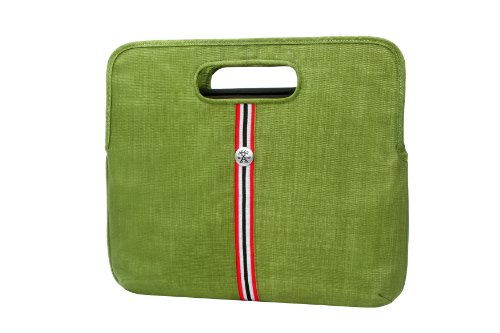 Crumpler CMR-M-004 Common Rice Laptoptasche M f&uuml;r 33cm (13 Zoll), Green Onion/Clear Red Preisvergleich