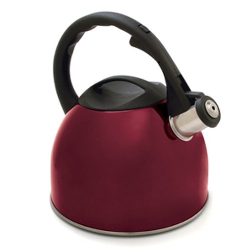 "Norpro 2.7 Quart Whistling Teakettle, Red" "Norpro 2.7 Quart Whistling Teakettle, Red"
