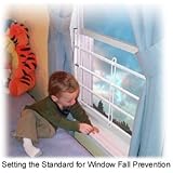 Guardian Angel Child Safety Window Guard 23-35 Inches Expansion,4 Bars