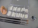 Tipbox 100er + 3 Gel-Pinsel + 1Dose Sterne + Finger