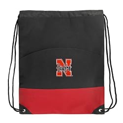 University of Nebraska Drawstring Bag Backpack Red Cornhuskers Draw String Back Pack - For Boys Girls Students or Adults