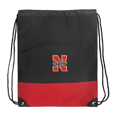 University of Nebraska Drawstring Bag Backpack Red Cornhuskers Draw String Back Pack - For Boys Girls Students or Adults