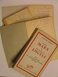 Karl Marx et Friedrich Engels. Leur vie et leur oevre. Tome I, II, III et IV. Quatre tomes. Raret� s