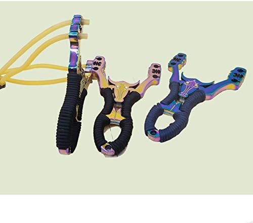 DIPAR® Tau professional stainless steel slingshot slingshot to shoot birds outdoors is colorful rubber band slingshot alloy precision strengthen