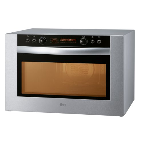 LG Electronics MP9287NL Mikrowelle / O / U 1100W / Grill 2100W / 700W Heißluft 1900W / MWO (Intellowave) 900W / abgerundeter Edelstahl-Garraum 34l / 3 Einschubebenen / einbaufähig