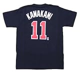 「川上憲伸 ネーム&ナンバー Tシャツ アトランタ・ブレーブス #11/ネイビー サイズM」の画像