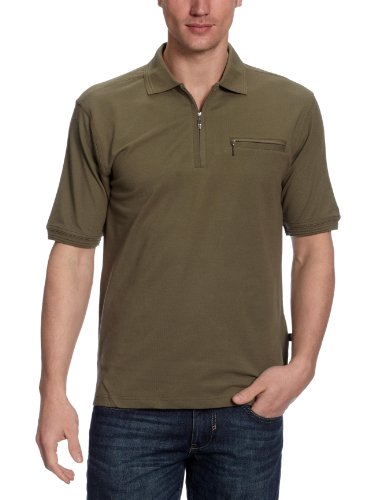Hajo Herren Poloshirt 20009/2, Gr. 52 (L), Gr&uuml;n (502 oliv) Preisvergleich