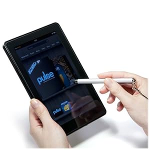 BoxWave Capacitive Stylus for Apple iPad, iPad 2, and Amazon Kindle Fire (Jet Black)