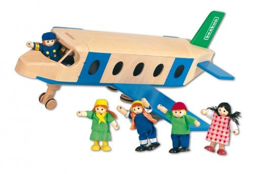 The Toy Company 10792 - Beeboo Flugzeugspielset aus Holz Preisvergleich