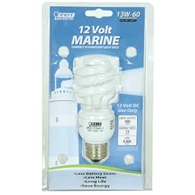 Feit Electric ESL13T MAR-12 13-Watt Compact Fluorescent Mini Twist Bulb (60-Watt... by Feit Electric