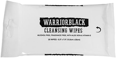 Warriorblack Eye Black Remover Cleansing Wipes- Two Pack