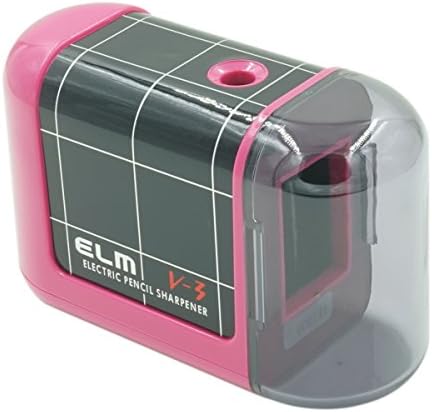 Bestblue Electric Pencil Sharpener Battery Operated Electric Automatic Pencil Sharpener,Pink