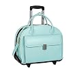 McKlein Glen Ellyn Leather Detachable-Wheeled Ladies' Briefcase