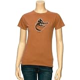 Majestic Baltimore Orioles Ladies Heather Orange Big Time Play Vintage T-shirt
