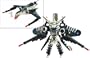 Star Wars 30th Anniversary Saga 2008 Transformers Action Figure Clone Pilot to Republic Gunship