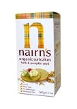Nairns Herb & Pumpkin Seed Organic Oatcakes , 7.1-Ounce Boxes (Pack of 6)