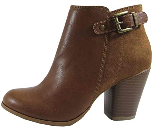 Soda Women's Wahoo Buckle Accent Inner Zip Bootie