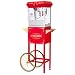 Great Northern Popcorn Red 6 oz. Ounce Foundation Vintage Style Popcorn Machine and Cart
