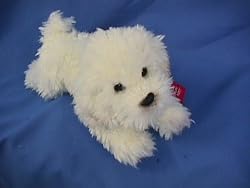 MISTY BICHON PLUSH DOG 13" L
