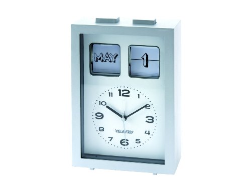 Wanted WA0357SI Wecker mit Flip-date silbern Kunstsoff Preisvergleich