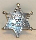 41AyjjSw9EL. SL160  Deputy Marshal Kansas City Obsolete Old West Police Badge Star