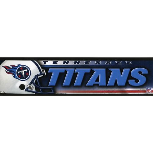 Tennessee Titans - Helmet & Name Bumper Sticker