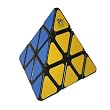 QJ Pyraminx Sticker Puzzle Cube Black