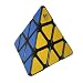 QJ Pyraminx Sticker Puzzle Cube Black