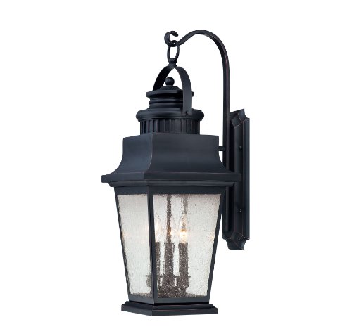 Savoy House 5-3550-25 3 Light Barrister Outdoor Sconce