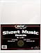 100 Sheet Music Size Backing Boards / Backers (9-1/4