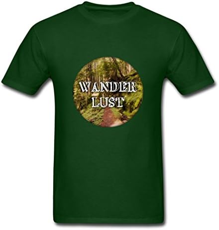 KSHMR Wanderlust Logo Men's Forest green Round Neck Designate T-Shirt L