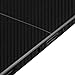 Skinomi Black Carbon Fiber Full Body Skin Compatible with HP Split 13 x2 (13t-m100)(Full Coverage) TechSkin with Anti-Bubble Clear Film Screen Protector