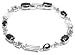 Buckley Ladies Rhoduim Mixed Stone Bracelet
