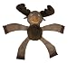 Kyjen Deluxe Squeaky Squigglers Dog Toy with Ball, Moose,$9.49