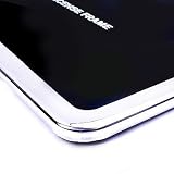 Chrome Slim Stainless Steel License Plate Frame with 2 Holes, Lifetime Warranty