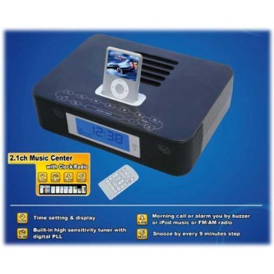 Childrens Toyshop  Electronics : New Digital Jivebox Apple Ipod Nano / Ipod Video / Ipod Photo / Ipod Touch / Iphone / Ipod Classic / Ipod Mini / Ipod Black Speaker system with remote control / radio alarm clock / sync and charge dock / ipod docking station / Power Adaptor / Optional Battery Powered Speakers / Hi-fi Speakers System