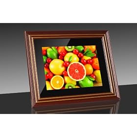 Opteka ILW15 Illusions Mirror 15-Inch Digital Picture Frame with 1GB Built-In Memory (Wood)