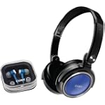 Coby CV215BLU Deep Bass Stereo Headph...