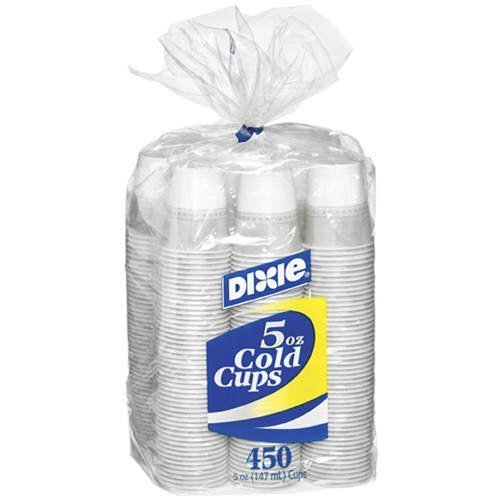 Dixie Cold Cups, 5oz., Floral Design, Sold As 450 Count