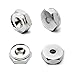 Stanniz(TM) 4 PCS of Nissan Stainless Steel License Plate Fastener Bolt Screw Nut