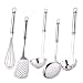 Lock&Lock Cook Plus Stainless Steel Elegance Line Cooking Utensil Set, 5-Piece