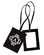 Set of 2 Monogram Luggage Identification Tags