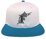 Florida Marlins Retro Snapback Cap Hat AN 2 Tone White Teal