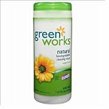 Clorox Company, The 30311 '30-Count' Green Works Natural Biodegradable Cleaning Wipes, Original Scent