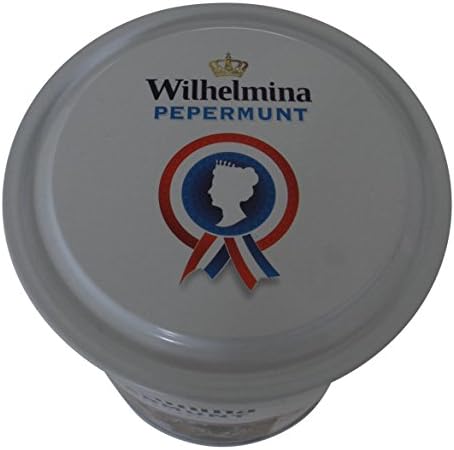 Wilhelmina Peppermint in a Can with Photo of the Royal Pair and Kids - 500 Grams - 2015 Edition